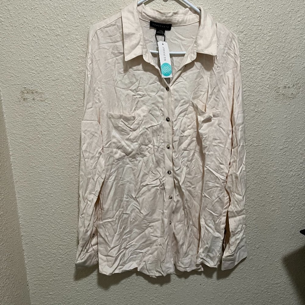 Sanctuary Women's Button Down Top Size XXL NWT